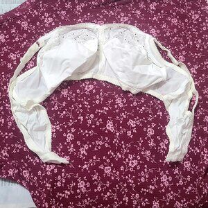 Komsomolka Vintage Wireless Bra 40C – Cotton Blend, Soviet/Ukrainian Style